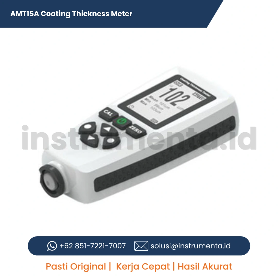 Authorized Distributor AMT15A Coating Thickness Meter Alat Ukur Ketebalan Lapisan Cat dan Lapisan Non-Magnetik Digital